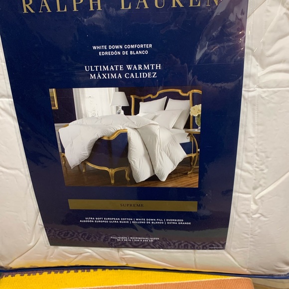 NIB Ralph Lauren ultimate down comforter queen sz - Picture 3 of 6